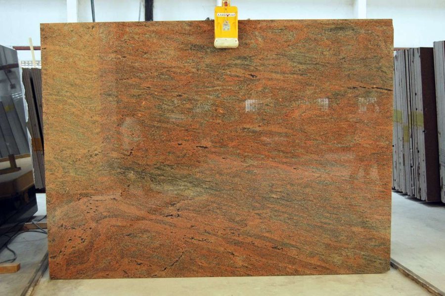 Polished granite slab, a TAMIN finished product